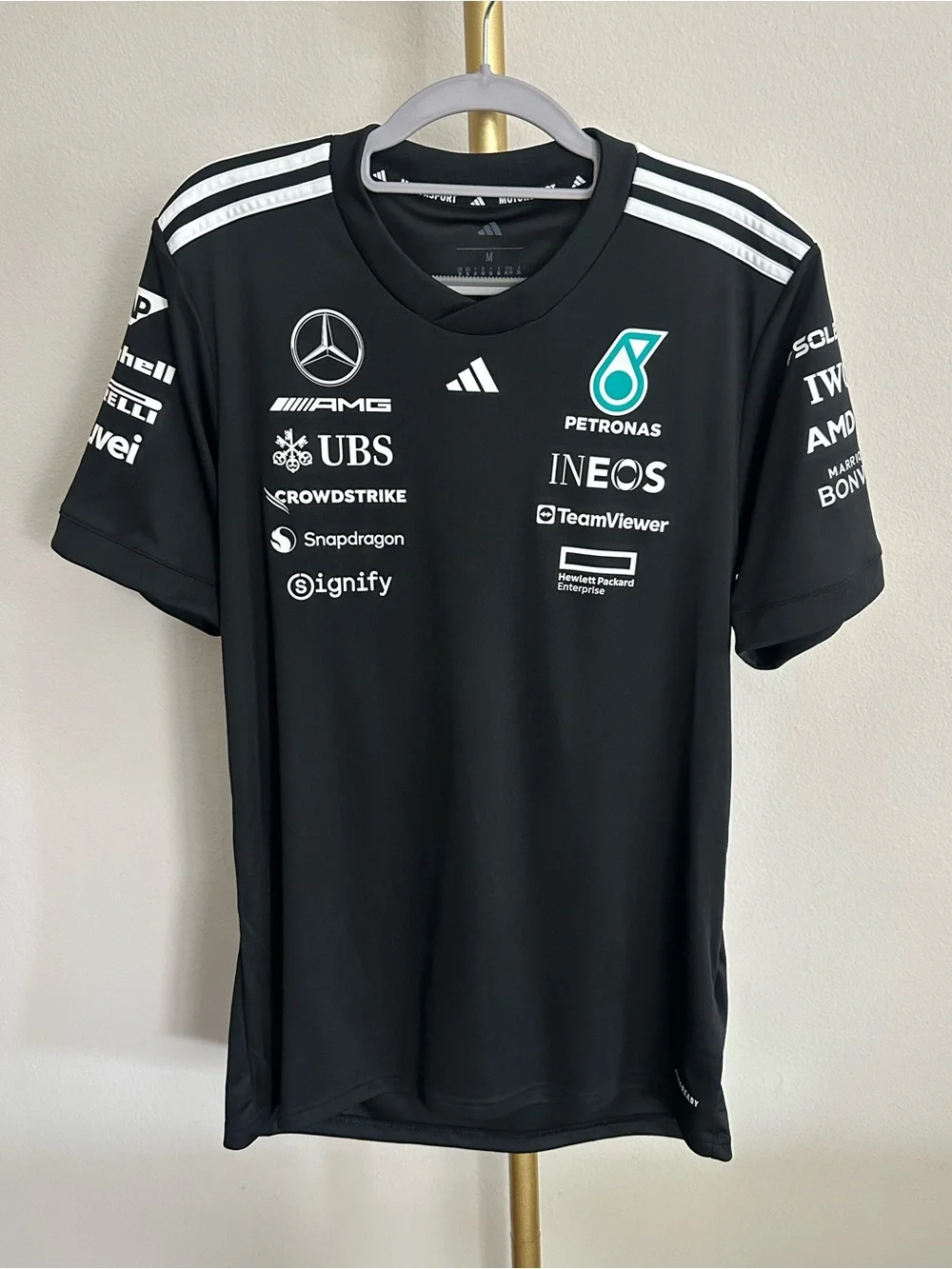 Adidas Men’s Mercedes AMG Petronas Formula 1 Jersey